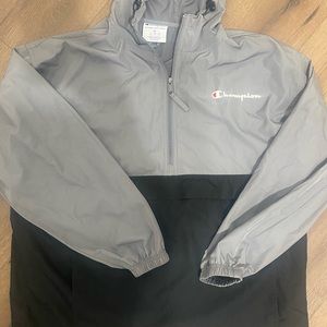 Quarter Zip Champion Packable Windbreaker